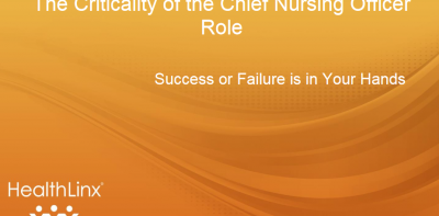 Criticality of the Chief Nursing Officer